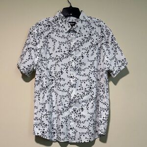 Express Monochrome Leaf Print Shirt